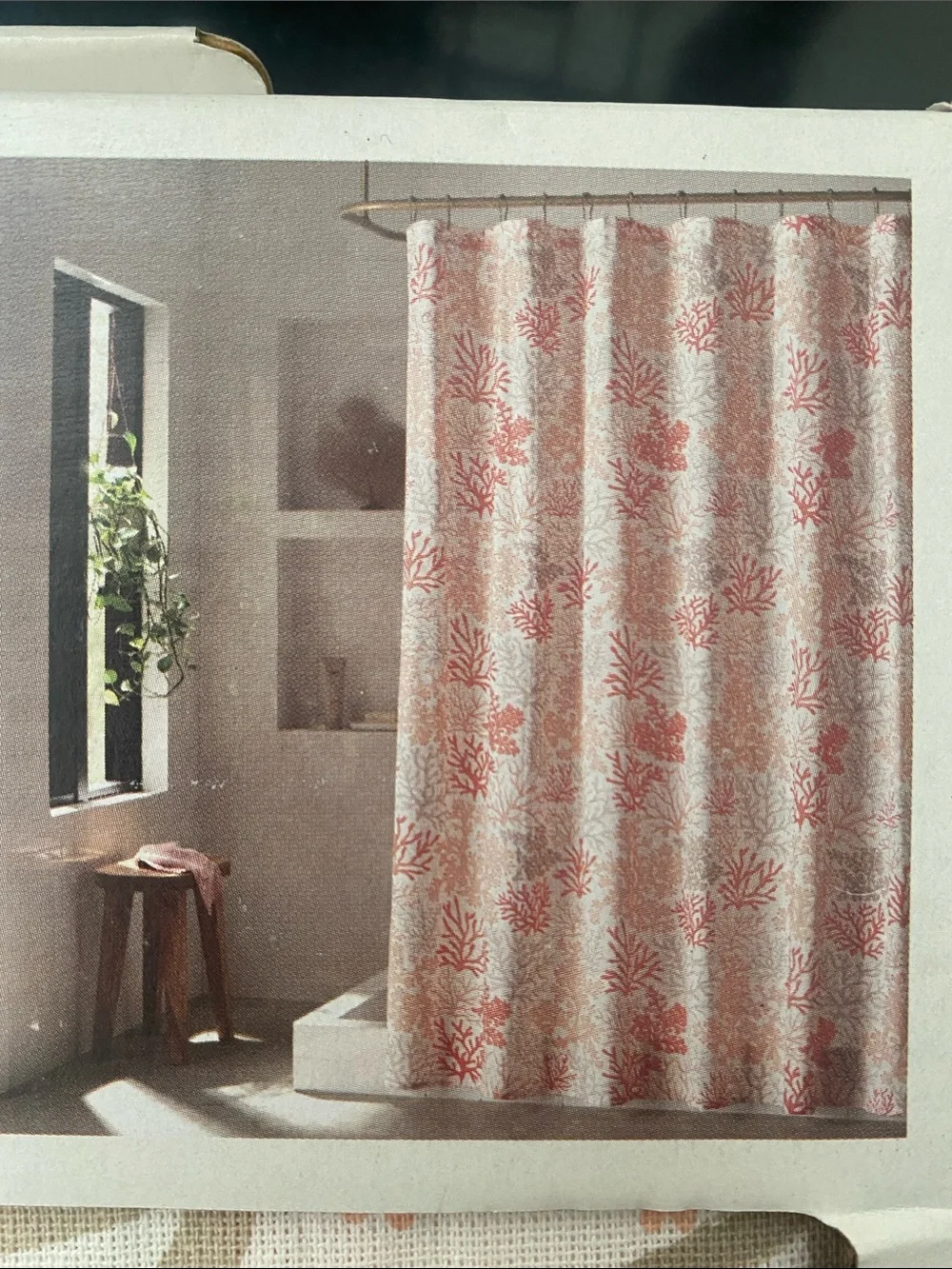 NWT Threshold shower curtain 72x72